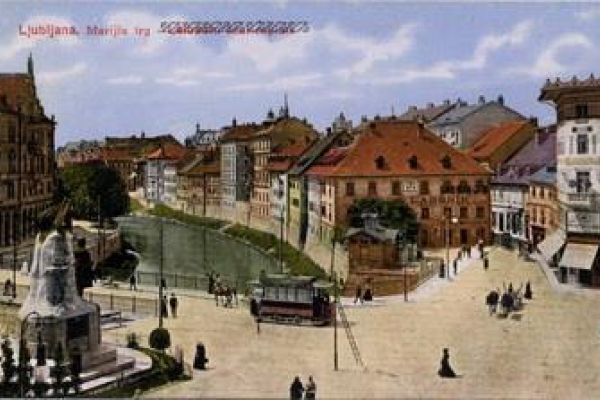 Old postcards of Ljubljana (Slovenia) from the beginning of the 20th century until World War II.